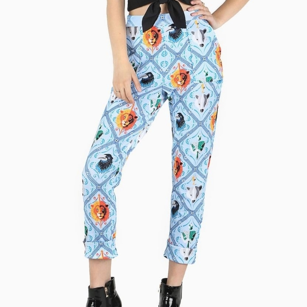 Limited HP ⚡ House Mascots Cuffed Pants Blackmilk